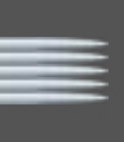 Aguja de 5 puntas lineal/5er